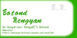 botond mengyan business card